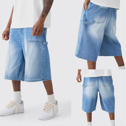 Mens Stylish Casual Denim Shorts