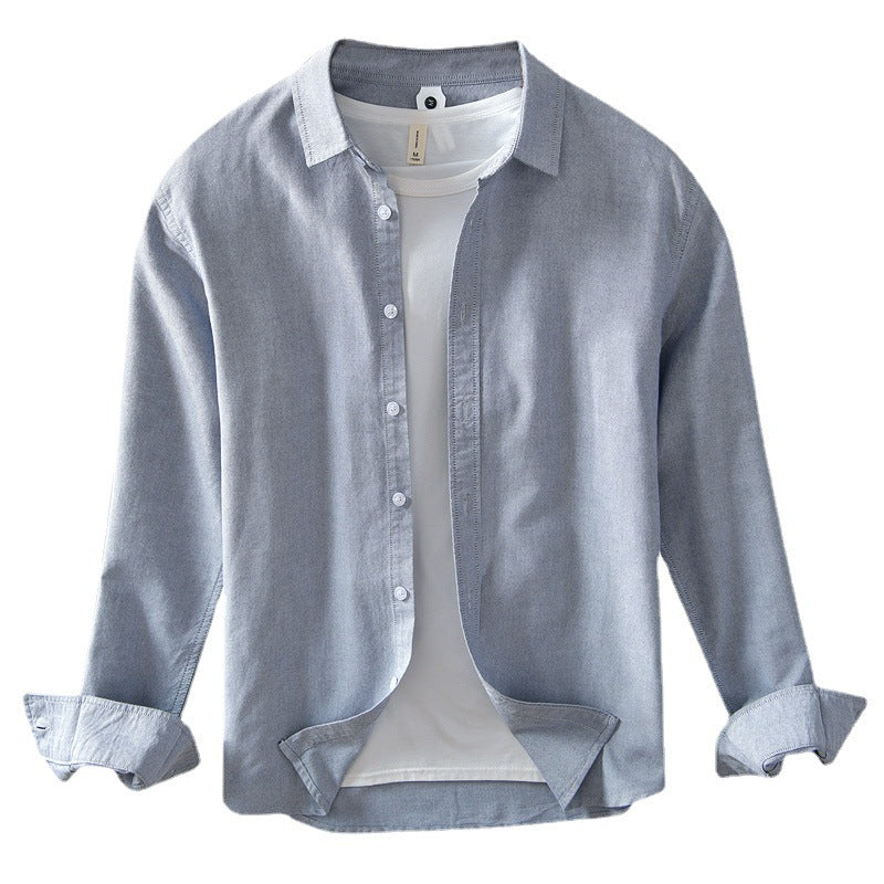Men's Casual Minimalist Long Sleeve Shirt