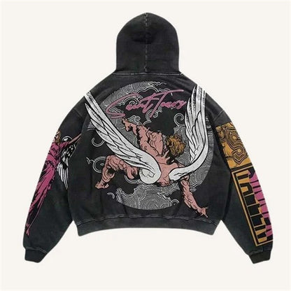 Fashion Casual Printed Polyester Sweater